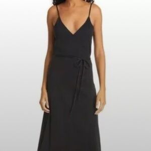 NWT AYR Yowza Wrap Dress Black XS